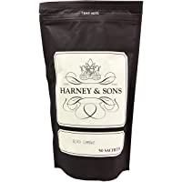 Los mejores  - Harney &amp- Sons Té de grosella negra: maravilloso sabor afrutado- con cafeína y cuerpo medio. Bolsa de 50 sobres.